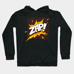 Zap! - Comic Book Funny Sound Effects Hoodie